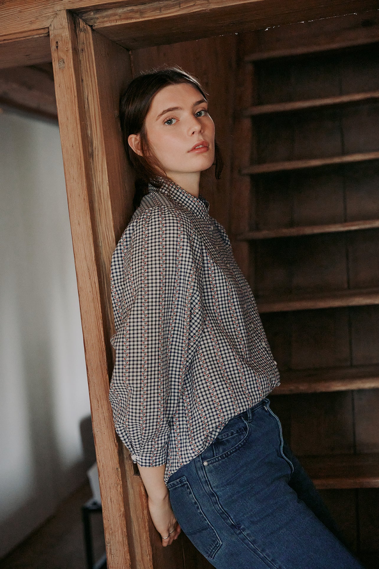 bestickte Bluse JANA