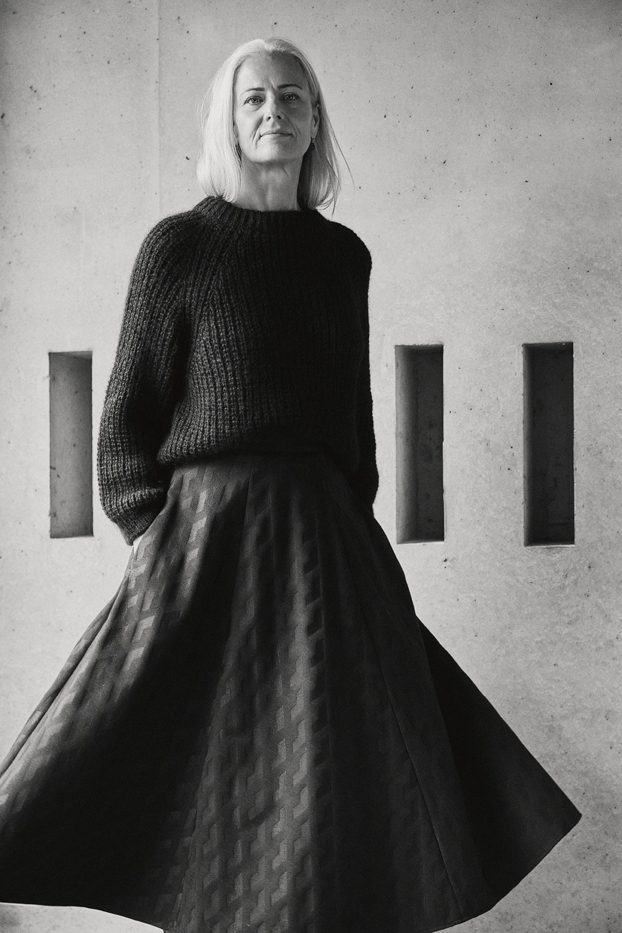 Jaquardrock CLAUDINE black