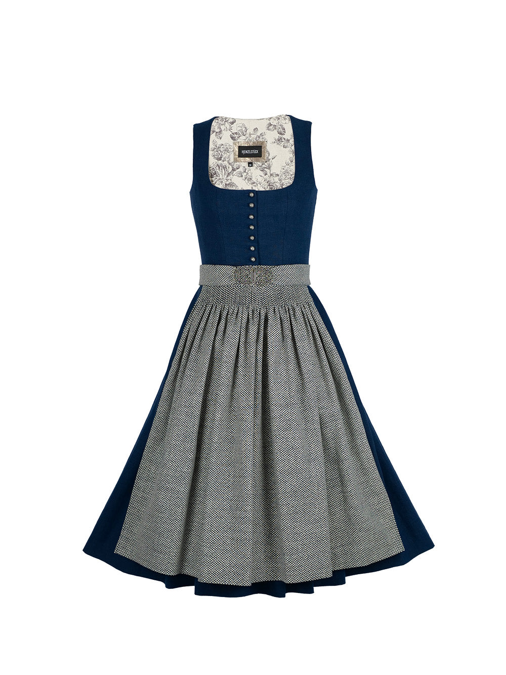 Leinendirndl AVA königsblau