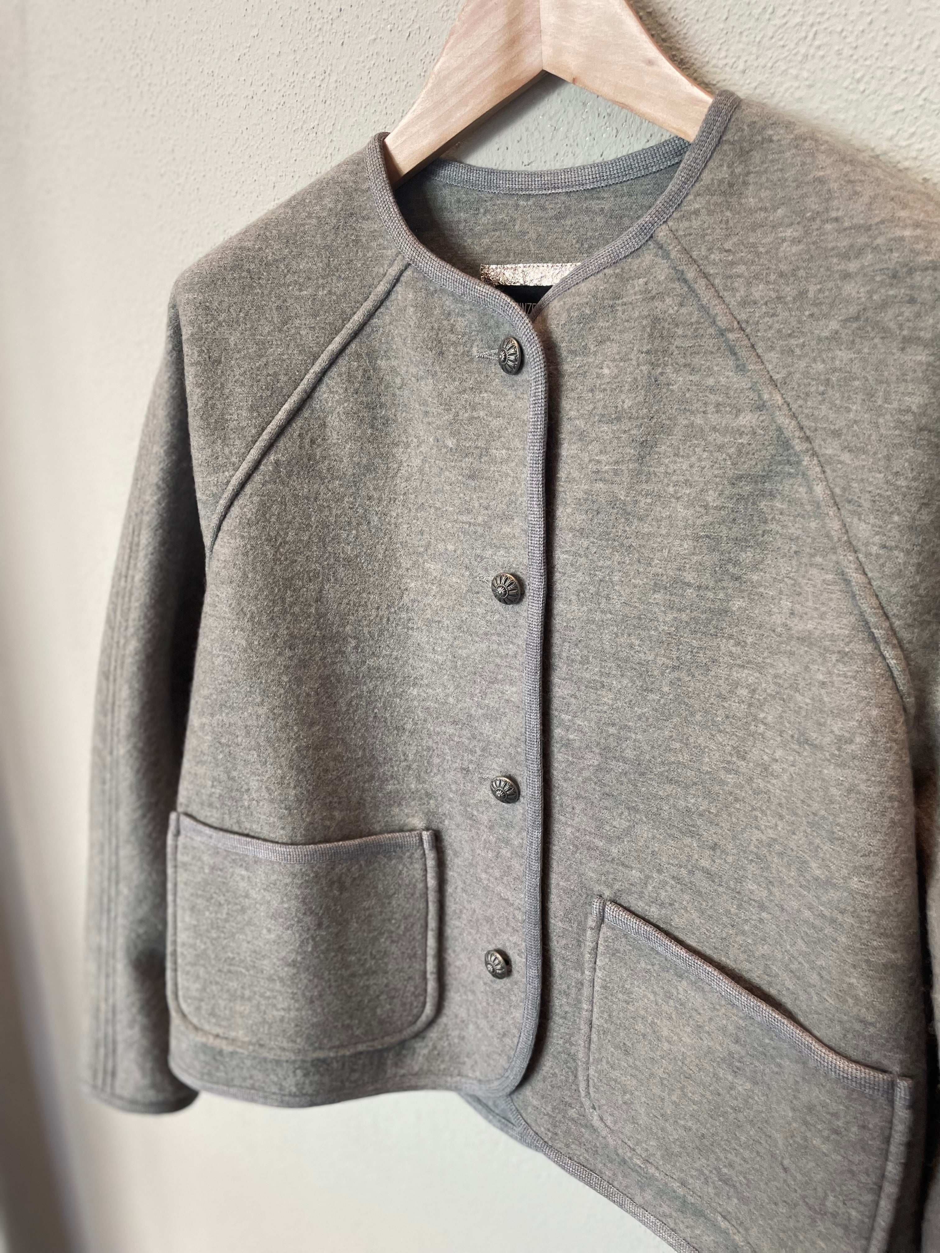 Walkjanker SELMA hellgrau