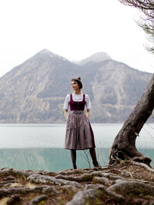 Leinendirndl AVA burgund