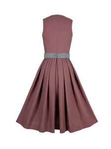 Leinendirndl AVA altrosa
