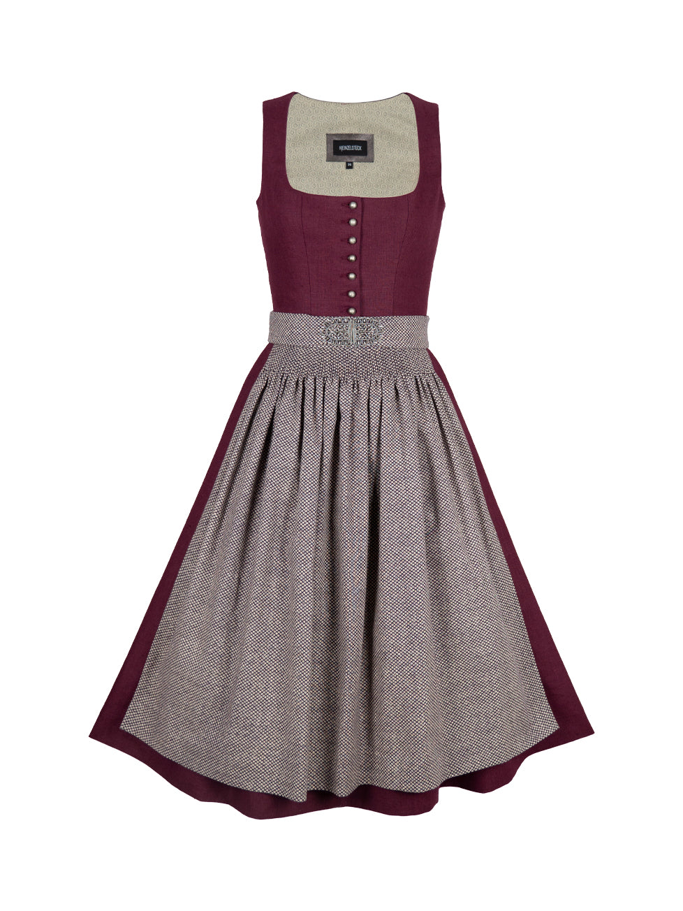 Leinendirndl AVA burgund