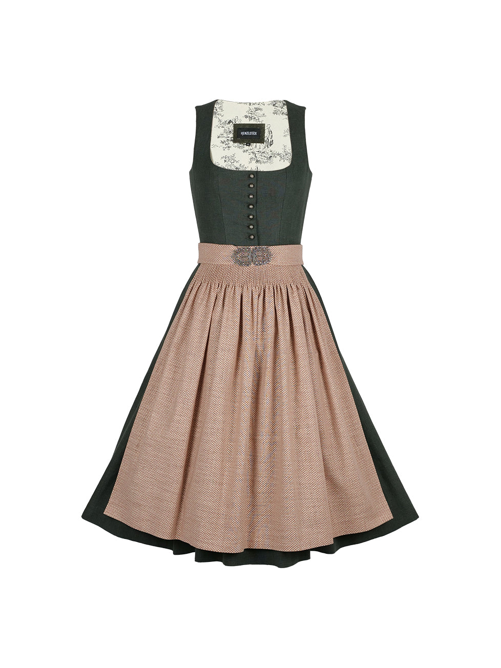 Leinendirndl AVA oliv