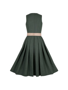 Leinendirndl AVA oliv